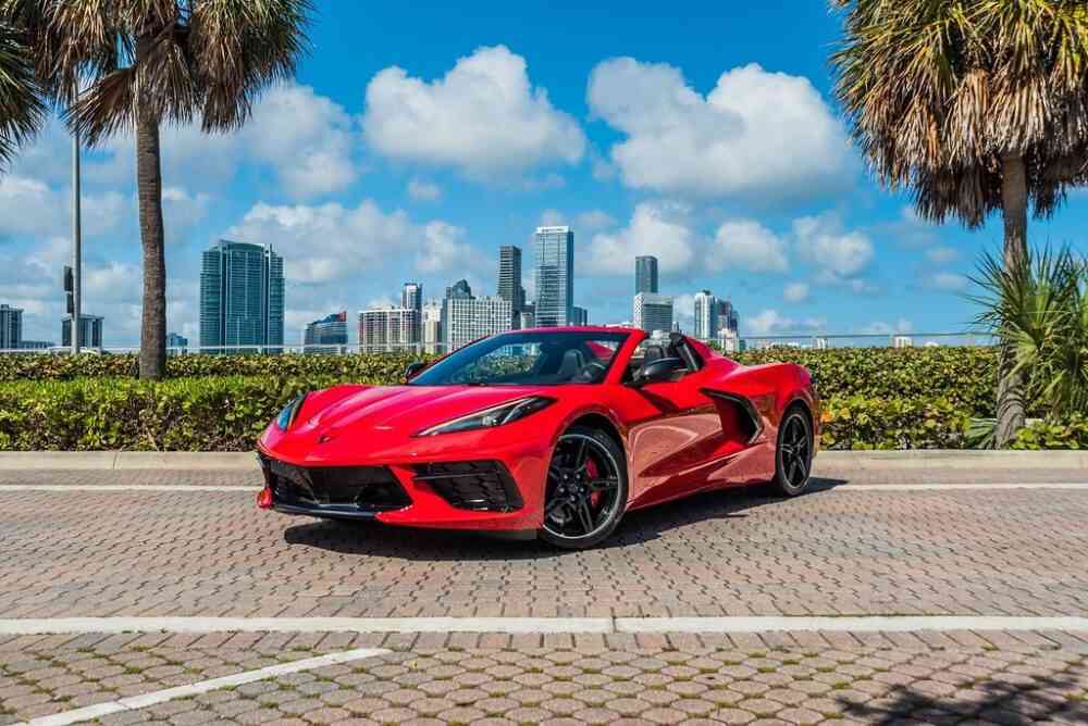 Corvette C8 Convertible Red