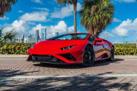 Lamborghini Hurucan Evo Spyder Red
