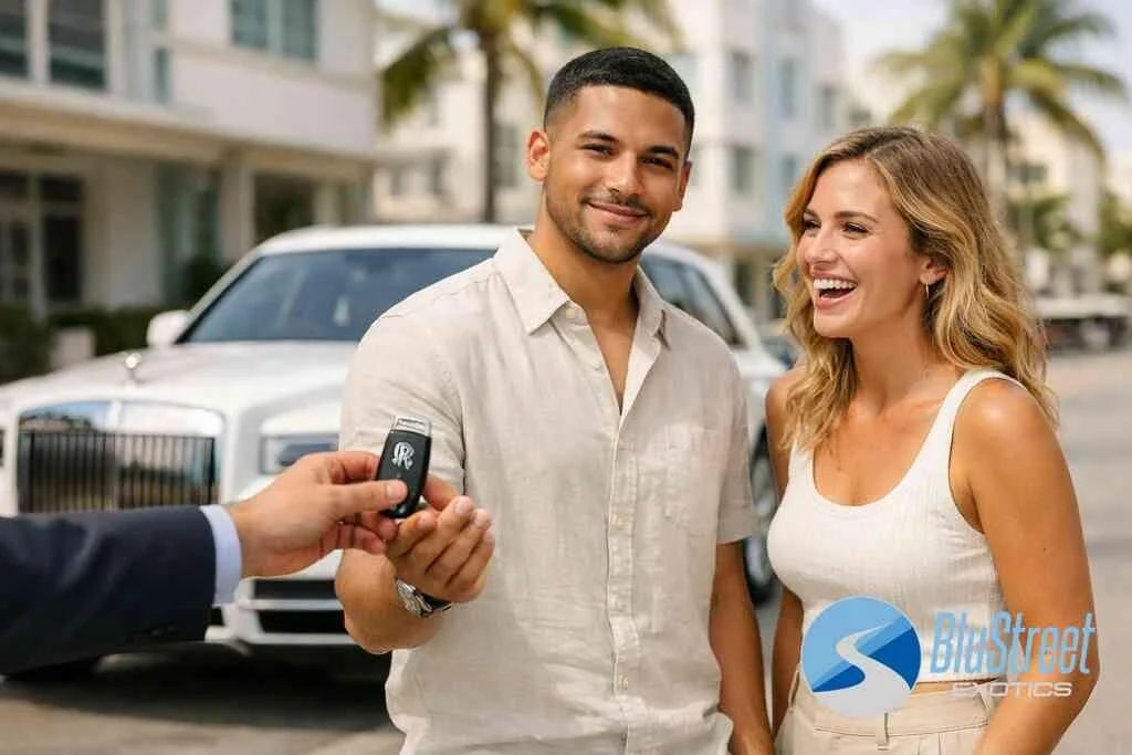 What local delivery requests look like in Miami Beach car rental and Brickell luxury rental zones — BluStreet Miami Exot