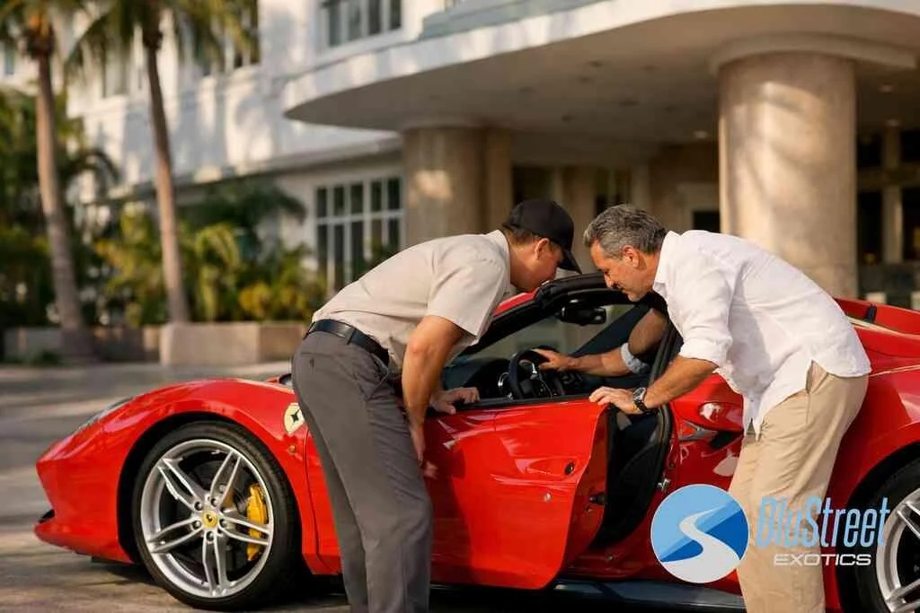 Brickell luxury rental timing for dinners, hotel arrivals, and corporate event car hire — BluStreet Miami Exotic Car Ren