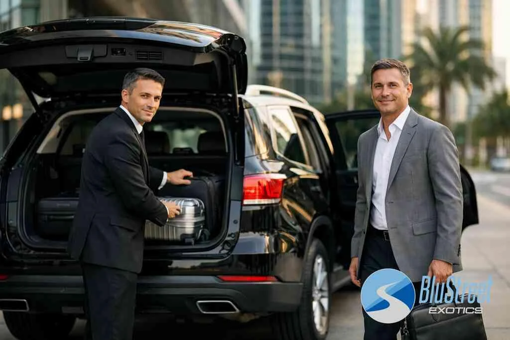 When a luxury sedan with driver makes more sense than a chauffeured SUV service — BluStreet Miami Exotic Car Rentals