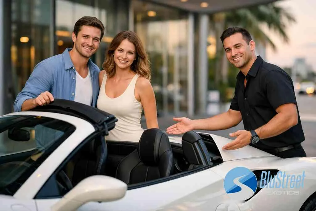 Where the smartest Ferrari renters look when they want value without giving up the experience — BluStreet Miami Exotic C